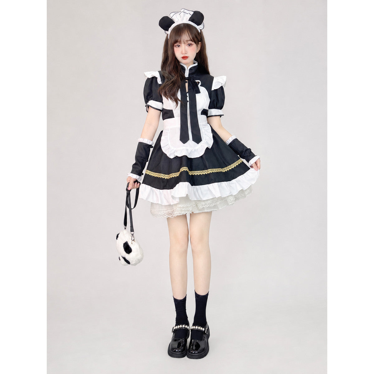 Anime Cosplay Maid Costume with Apron