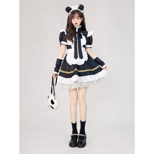 Anime Cosplay Maid Costume with Apron