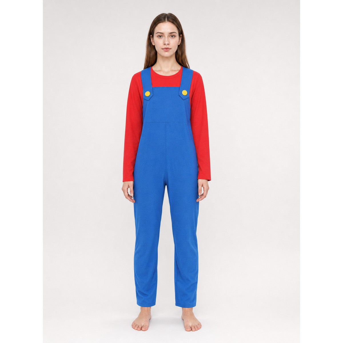Mario Carnival Costume for Cosplay and Performances on-model view