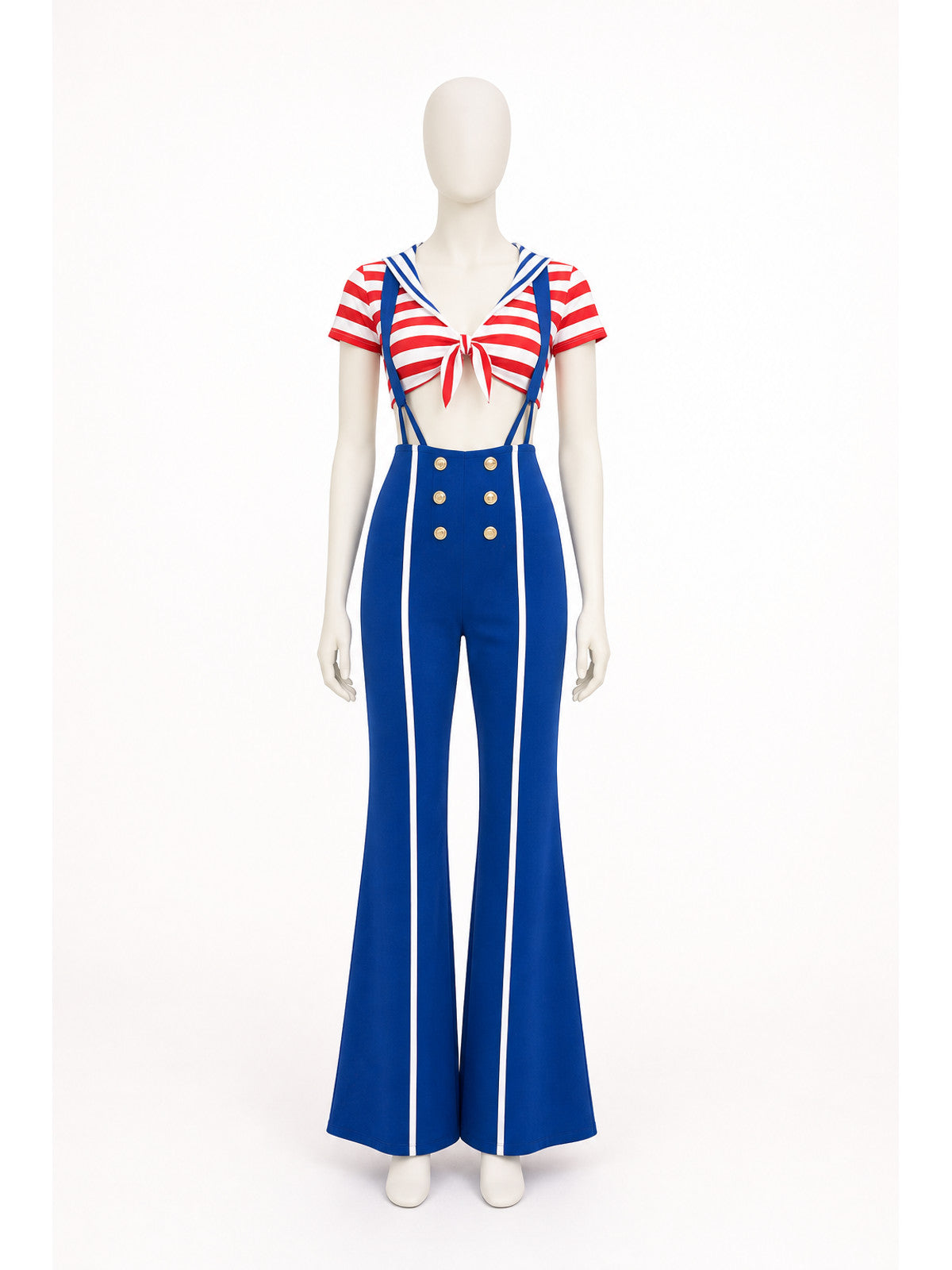 Cosplay Costume: Sailor Top and Bib Pants main product view