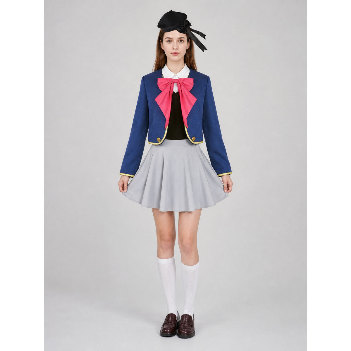 Ai Hoshino B-Komachi Cosplay Costume with Skirt on-model view