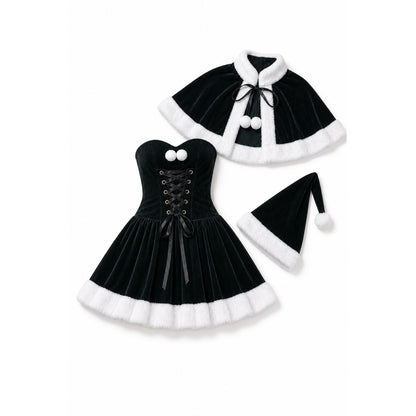 Carnival Costume Dress with Santa Hat