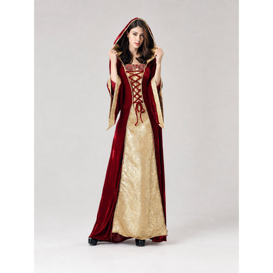 Hooded Cosplay Costume Dress