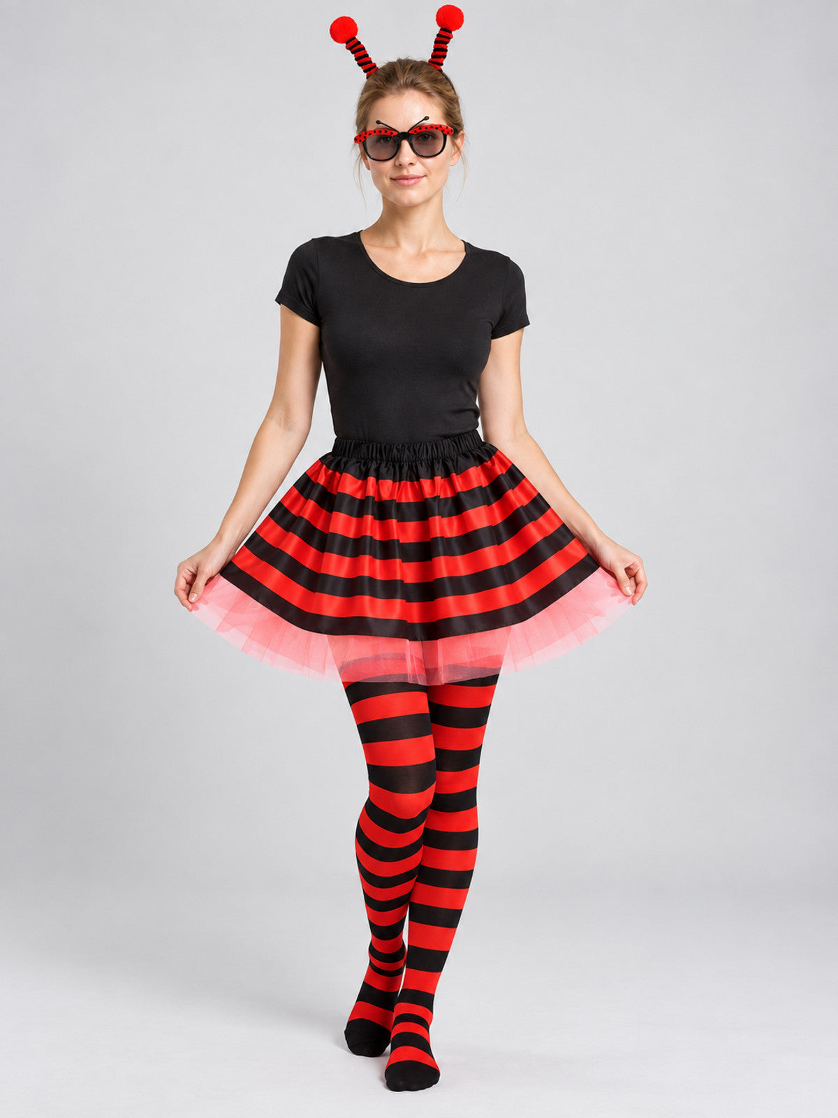 Insect Costume with Striped Skirt on-model view