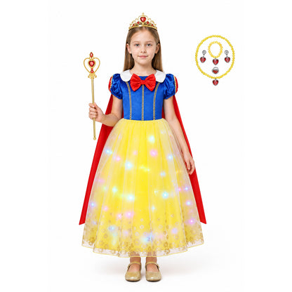 Carnival Costume with Light-Up Dress and Cape main product view