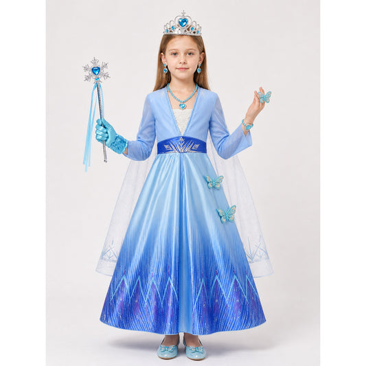 Snow Queen Halloween Carnival Costume main product view