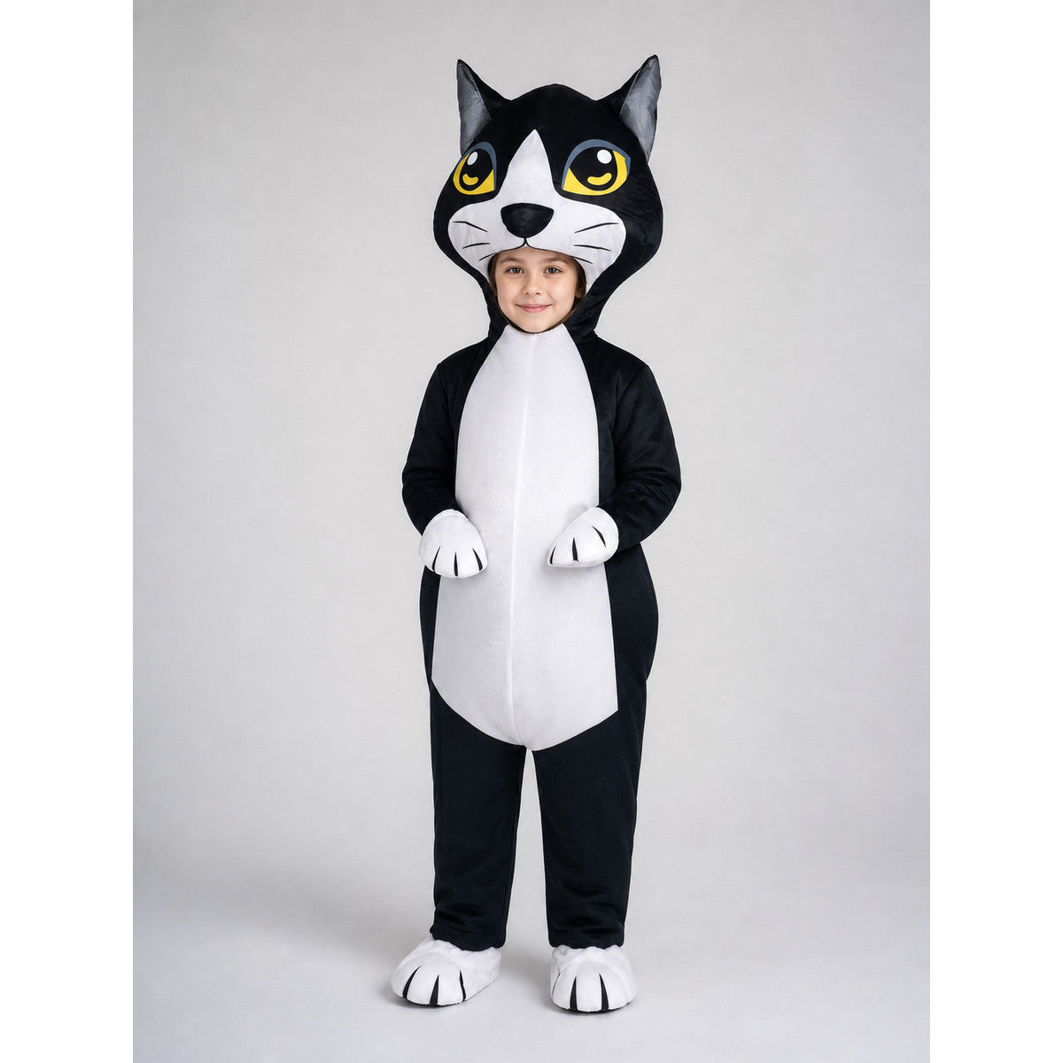 Inflatable Cat Costume for Halloween and Parties on-model view