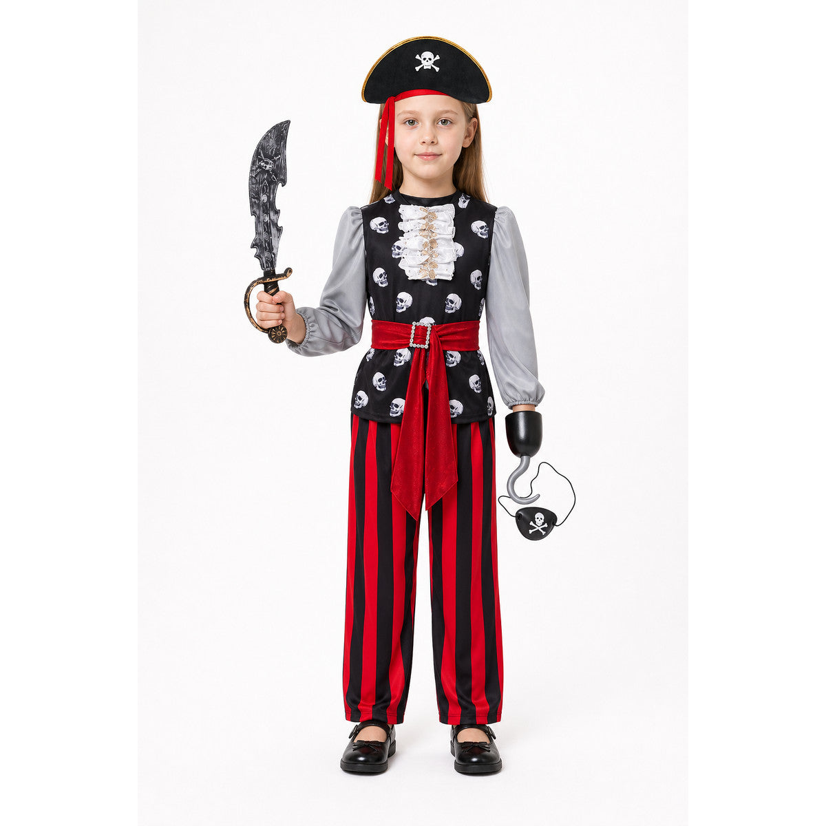 Carnival Pirate Costume with Accessories main product view