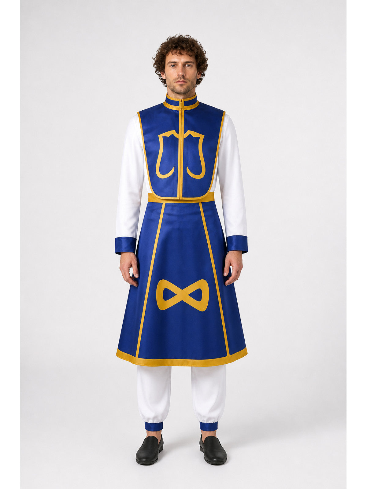 Blue and Gold Kurapika Cosplay Costume main product view