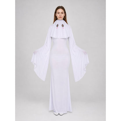 Hooded Cosplay Costume with Ribbon Sleeves