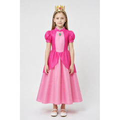 Princess Dress with Crown and Full Skirt