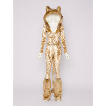Fox Hooded Jumpsuit Costume for Cosplay
