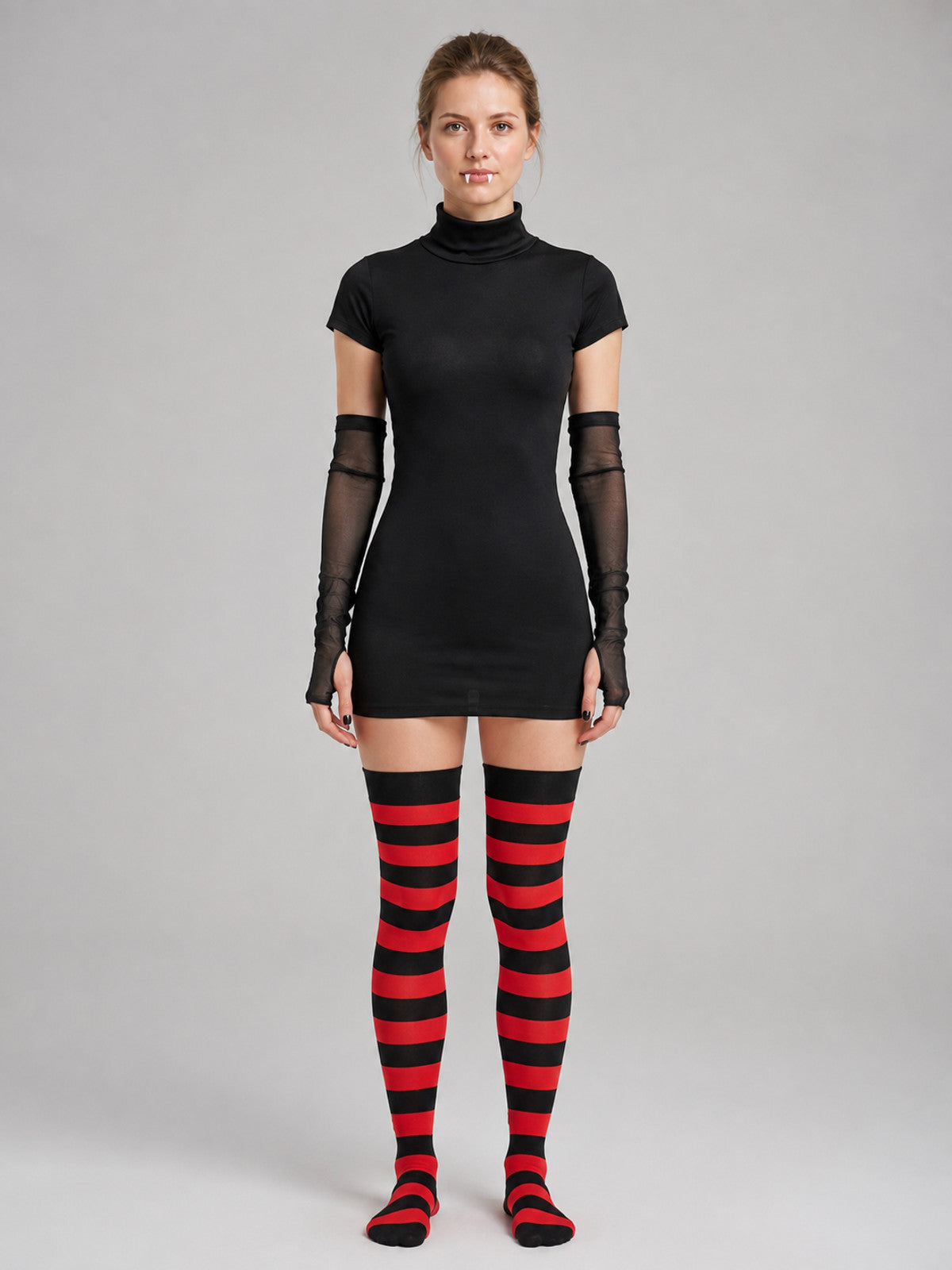 Black and Red Vampire Cosplay Set