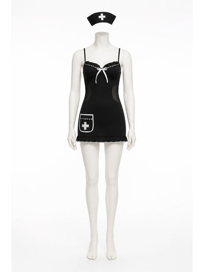 Nurse Dress with Cross, Short and Fitted main product view