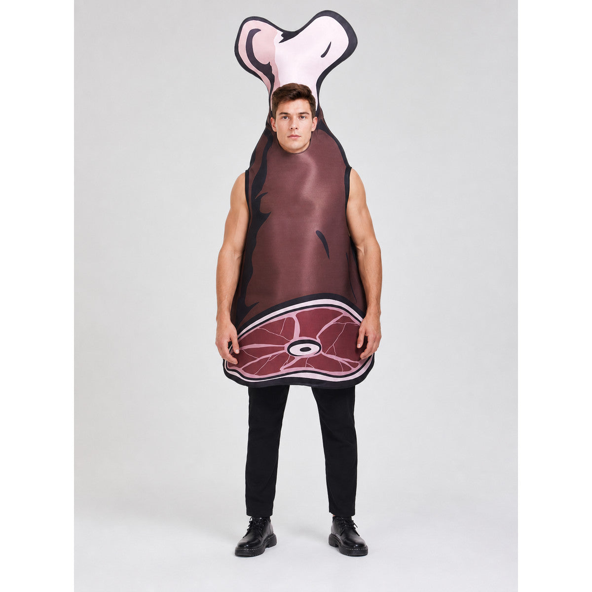 Meat Costume with Headpiece on-model view