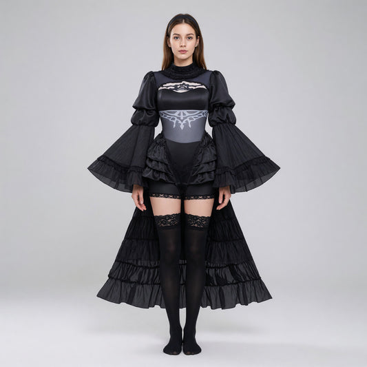 NieR: Automata 2B Cosplay Dress with Black Headband