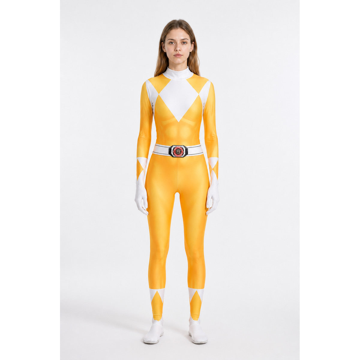 One-Piece Orange Cosplay Costume with Mask