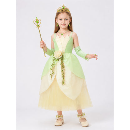 Princess Costume in Green and Cream Tones main product view