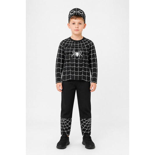 Children's Spider-Man costume with mask and pants main product view