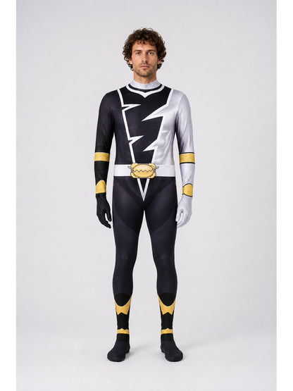 Carnival Costume Jumpsuit with a Geometric Pattern