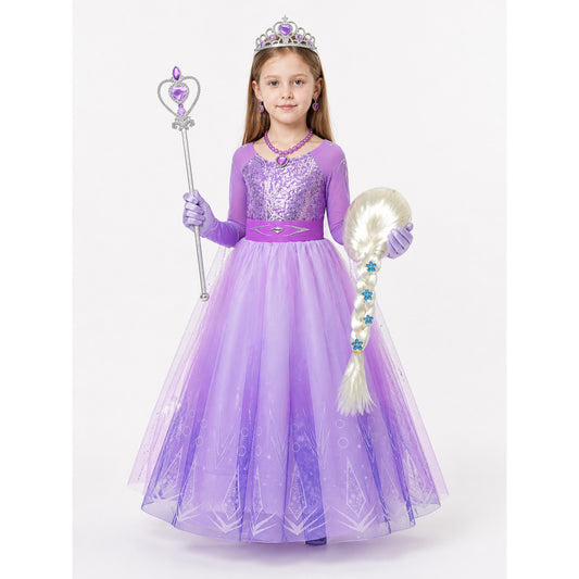 Snow Queen Carnival Costume for Halloween and Cosplay main product view