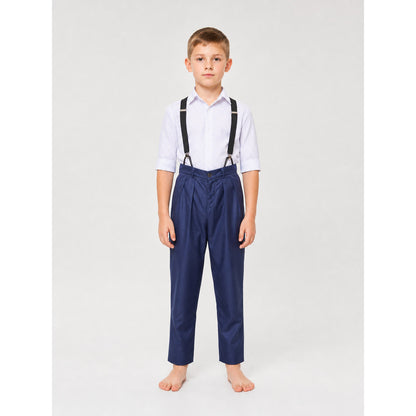 Cosplay Costume: Shirt, Pants, and Vest on-model view