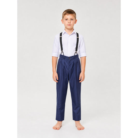 Cosplay Costume: Shirt, Pants, and Vest on-model view