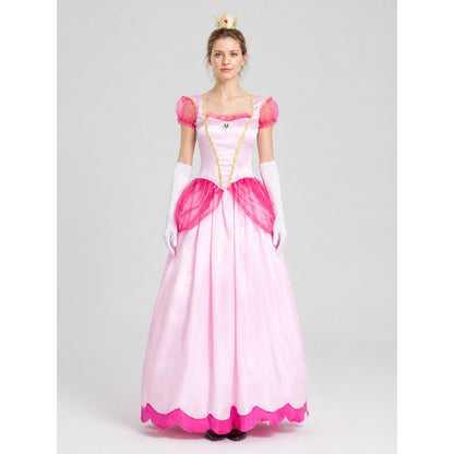 Pink Princess Dress for Halloween, S-XXL on-model view