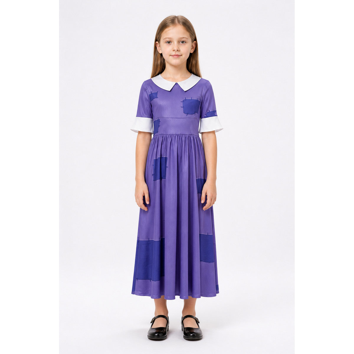 Purple-Eared Circus Clown Cosplay Jumpsuit