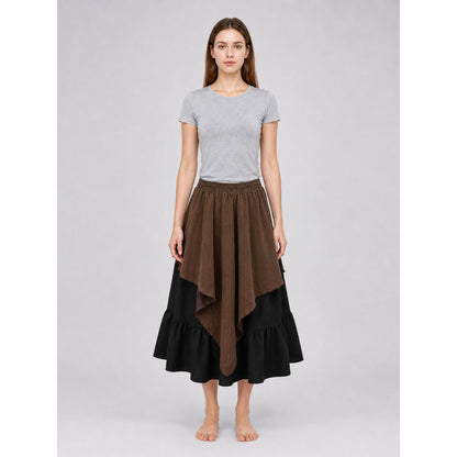 Layered Asymmetrical Boho Skirt