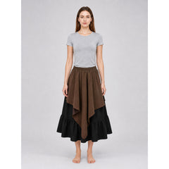 Layered Asymmetrical Boho Skirt