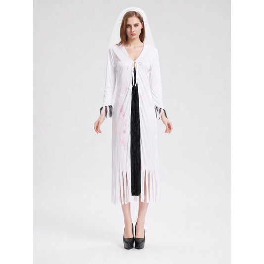 Fringe Costume Dress with Headpiece front view
