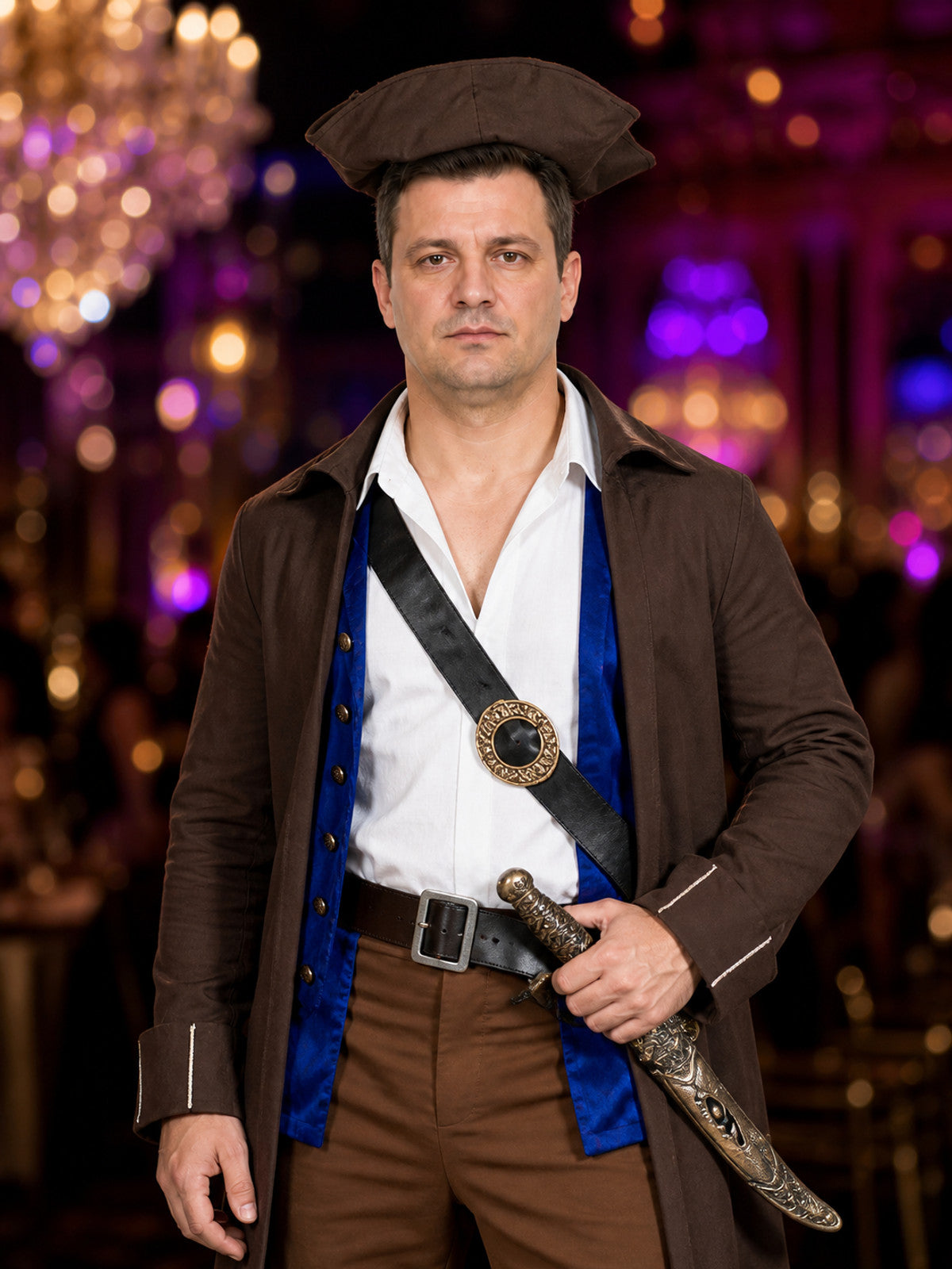 Pirate Costume in a Pirates of the Caribbean Style for Masquerades