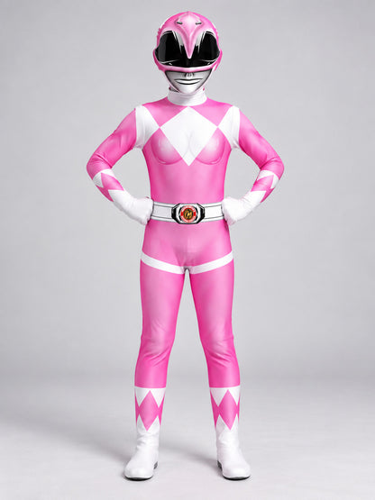 Kids' Pink Carnival Cosplay Costume with Helmet
