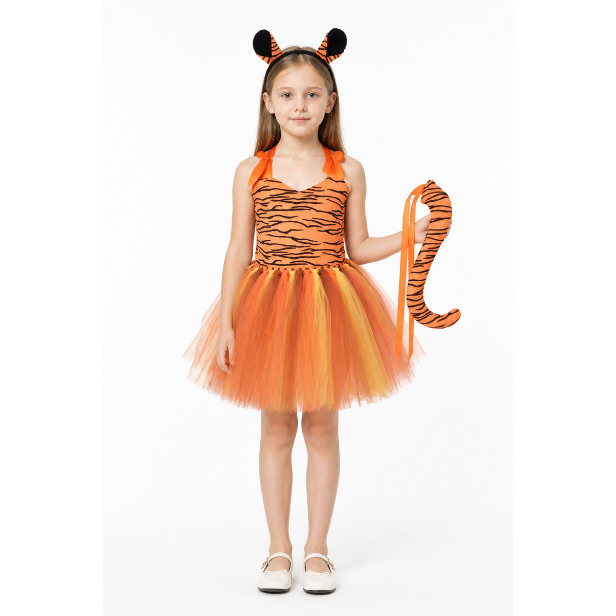 Tiger Costume with Full Skirt, Ears, and Tail main product view