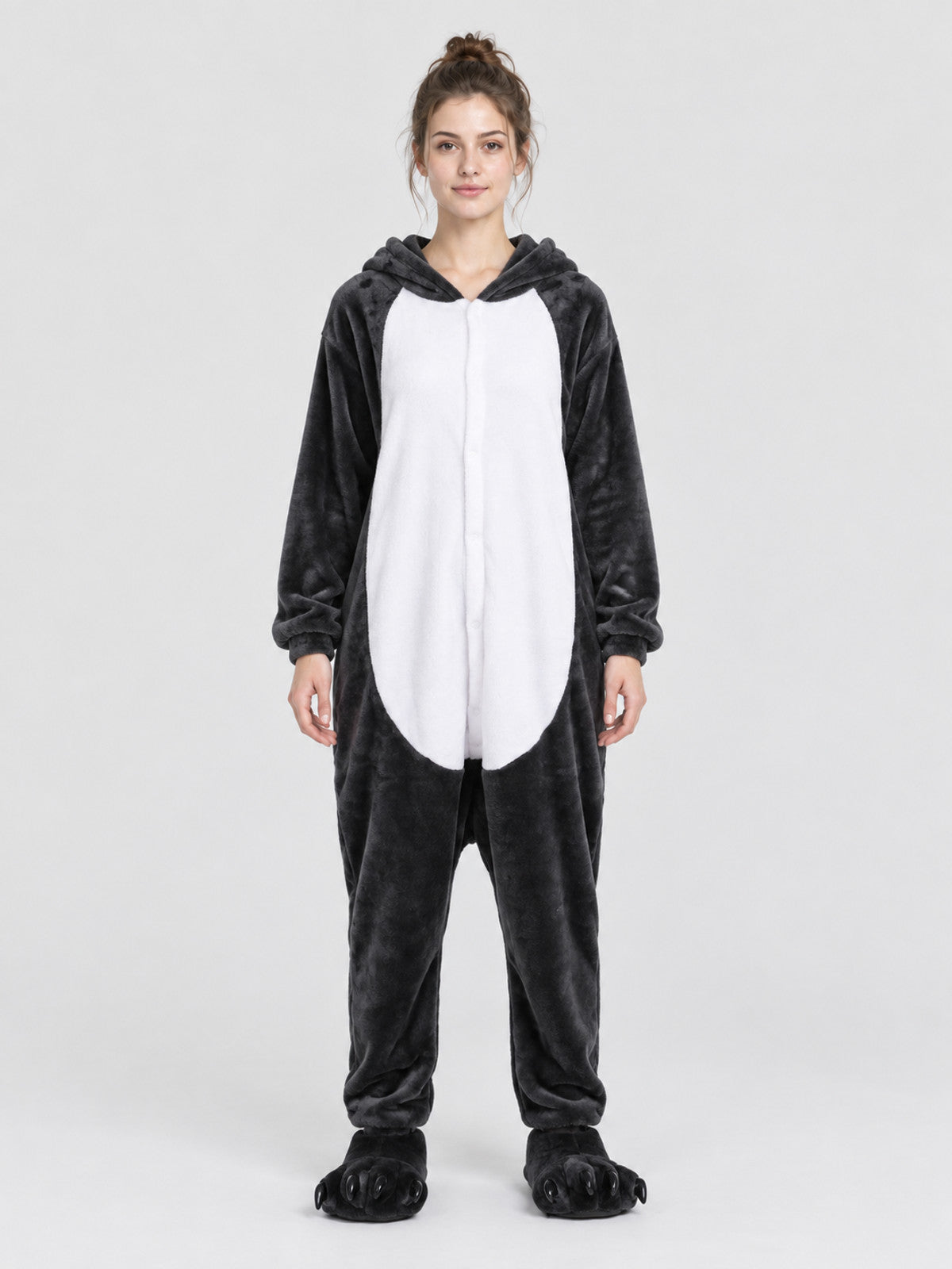 Sea Lion Pajama Jumpsuit with White Insert