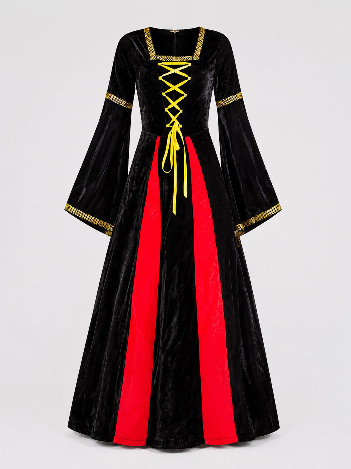 Women's Stage Costume: Long Dress and Headpiece main product view