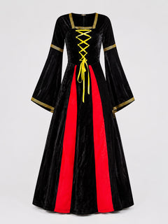 Women's Stage Costume: Long Dress and Headpiece