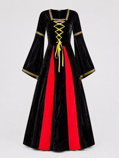 Women's Stage Costume: Long Dress and Headpiece main product view