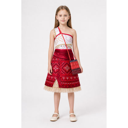 Moana Children's Costume Dress with Fringe main product view