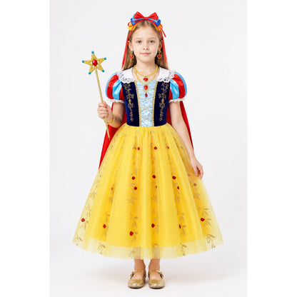 Snow White Princess Costume with Dress main product view