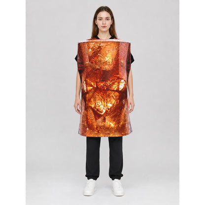Cola Can Costume Tunic for Cosplay and Parties on-model view