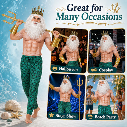 Costume with Crown and Trident XXXL