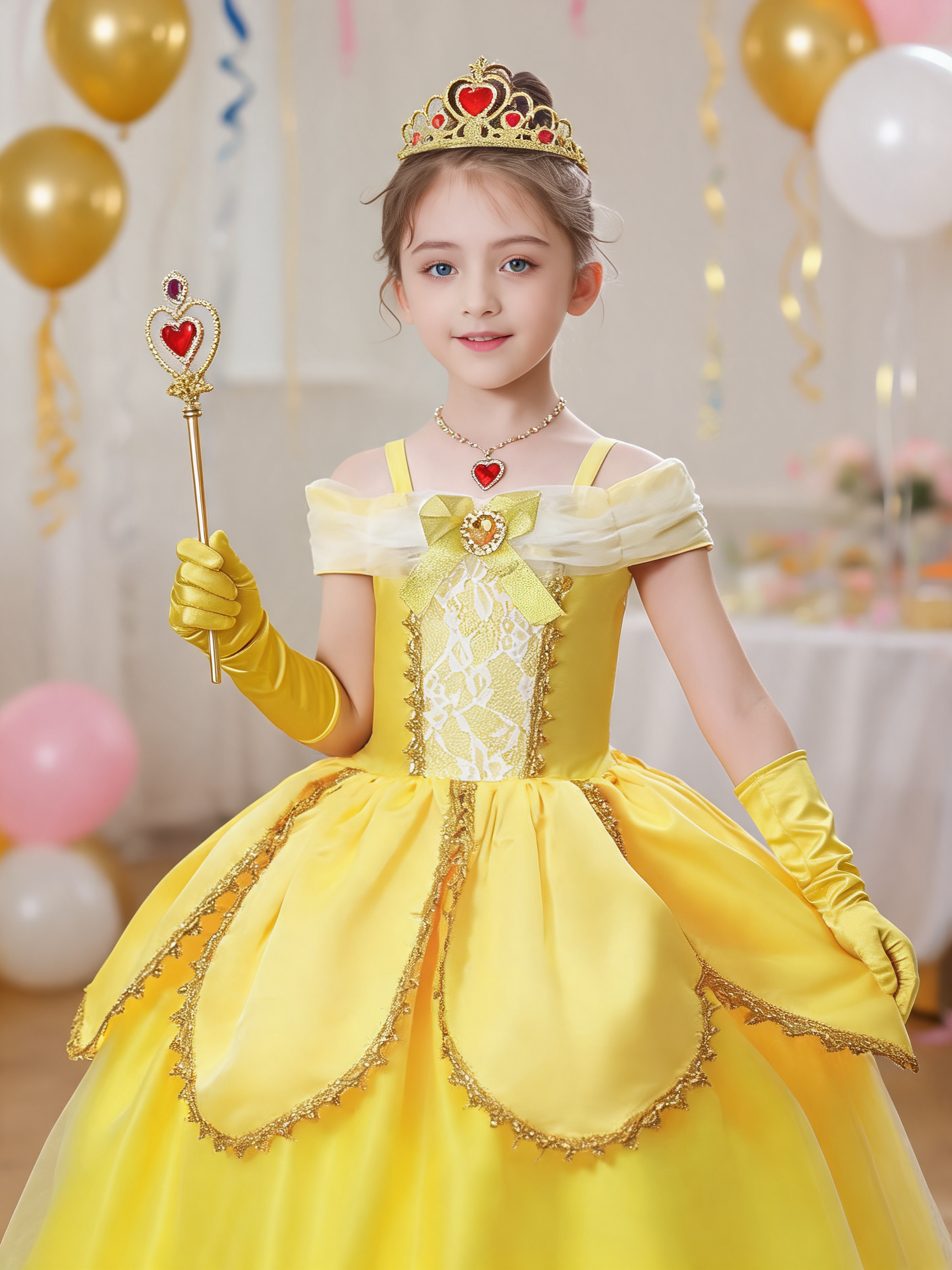 Golden Princess Costume Set