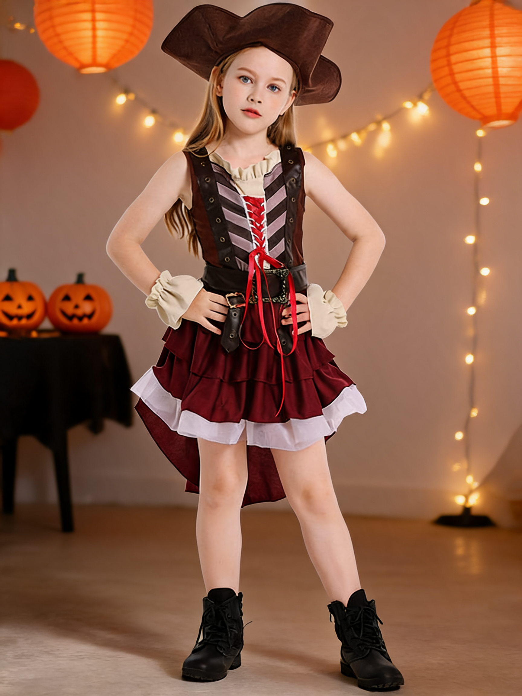 Kids' Pirate Costume Halloween Set