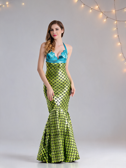 Sparkling Mermaid Costume for Masquerade and Halloween