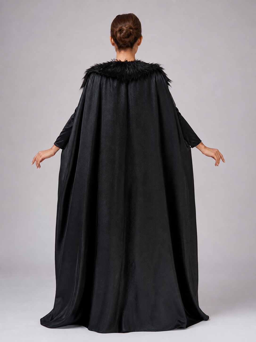 Halloween Costume with Cape and Horns