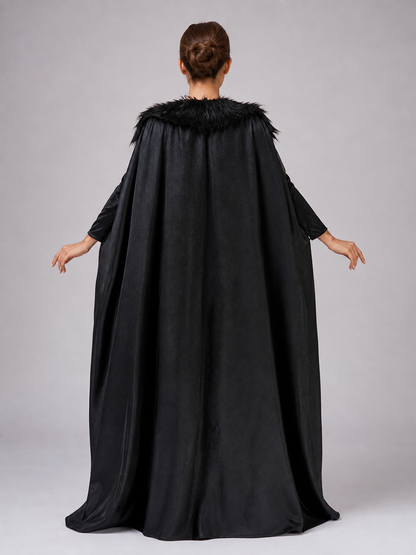 Halloween Costume with Cape and Horns