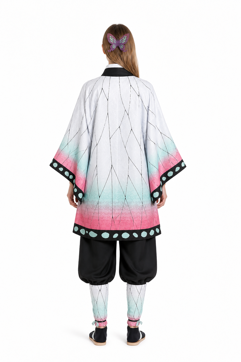 Demon Slayer Shinobu Kocho Cosplay Costume back view