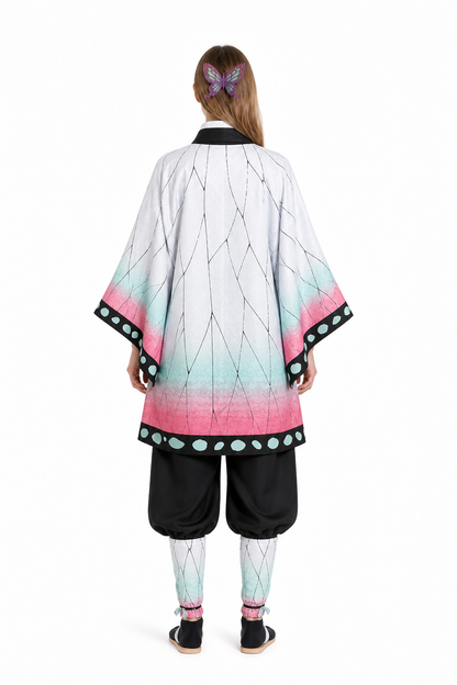 Demon Slayer Shinobu Kocho Cosplay Costume back view